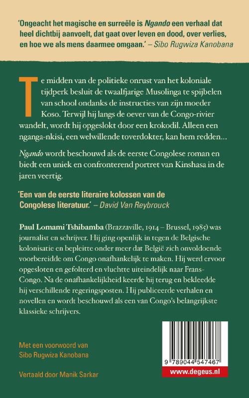 Achterkant van Ngando