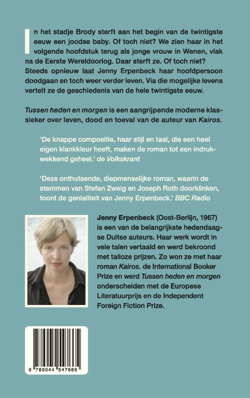Achterkant van Tussen heden en morgen