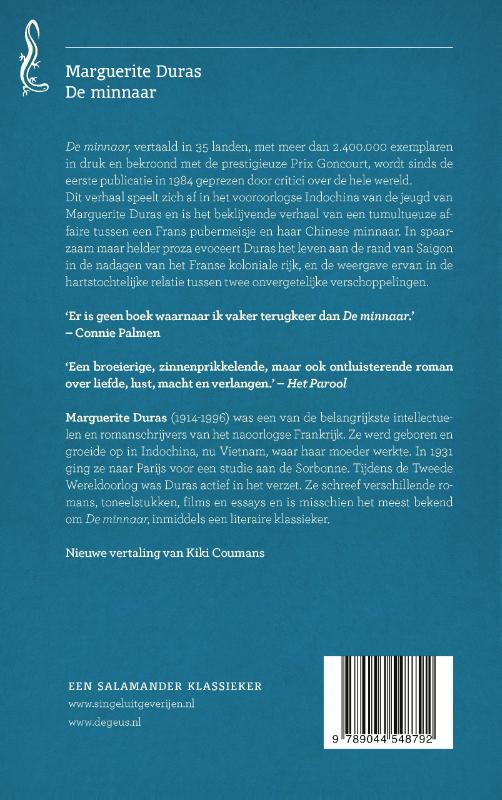Achterkant van De minnaar