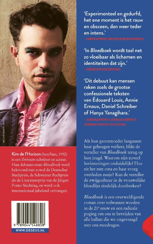 Achterkant van Bloedboek