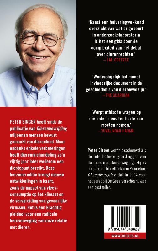 Achterkant van Dierenbevrijding NU