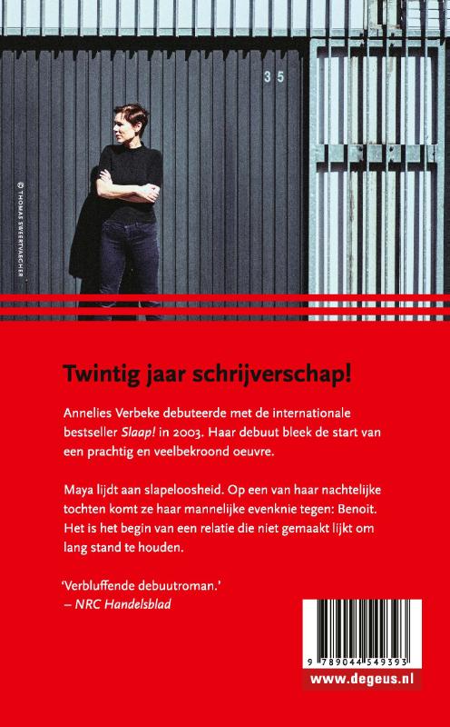 Achterkant van Slaap!