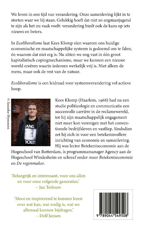Achterkant van Ecoliberalisme
