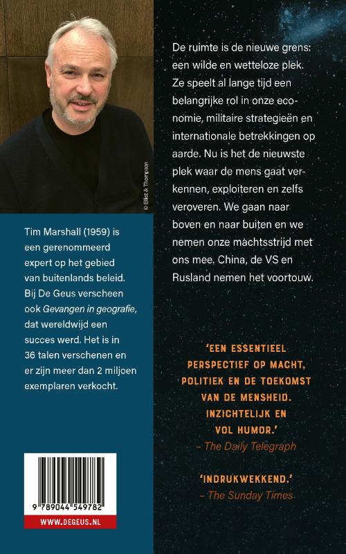 Achterkant van De toekomst van geografie