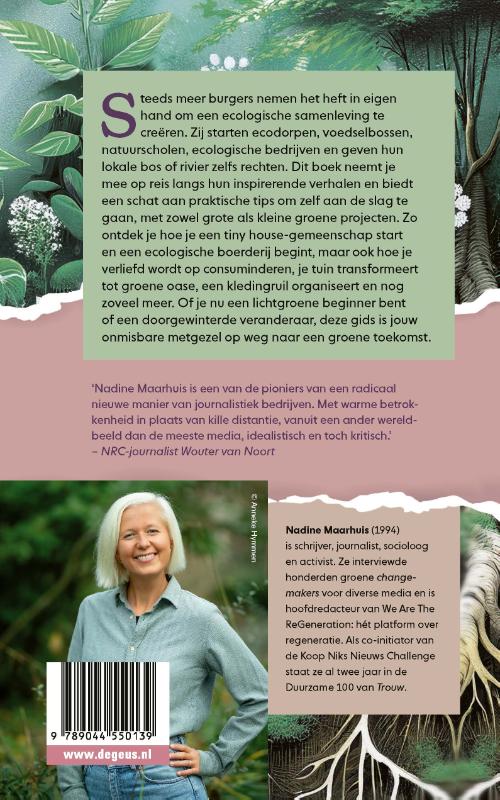 Achterkant van De groene actiegids