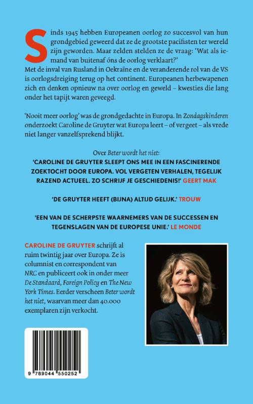 Achterkant van Zondagskinderen