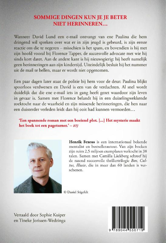 Achterkant van Het offer