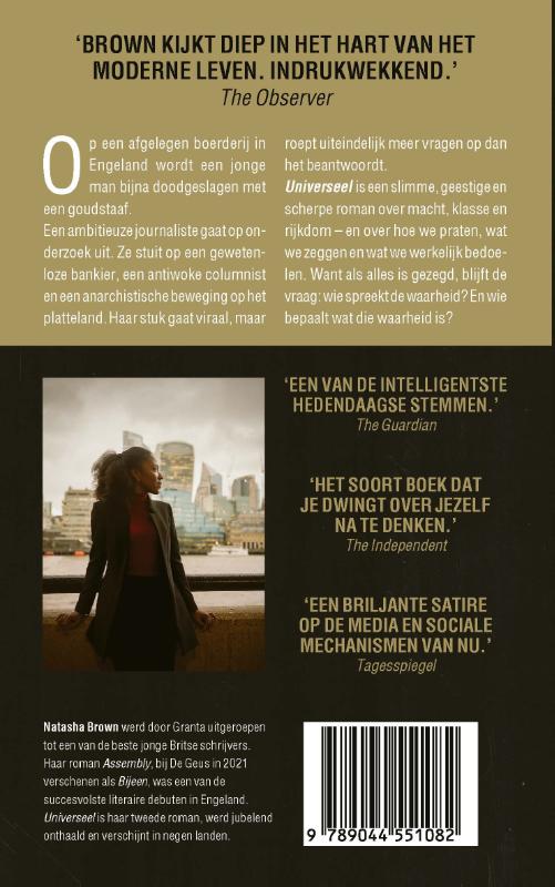 Achterkant van Universeel