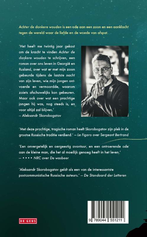Achterkant van Achter de donkere wouden