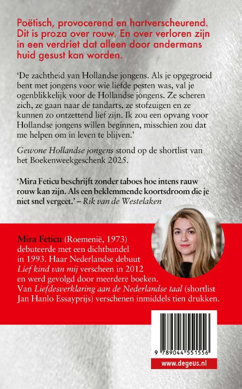 Achterkant van Gewone Hollandse jongens