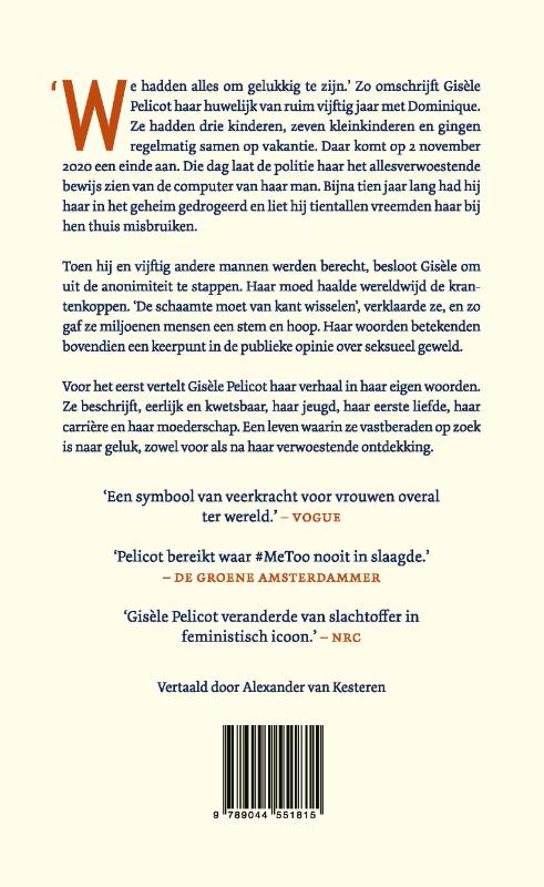 Achterkant van Ode aan het leven