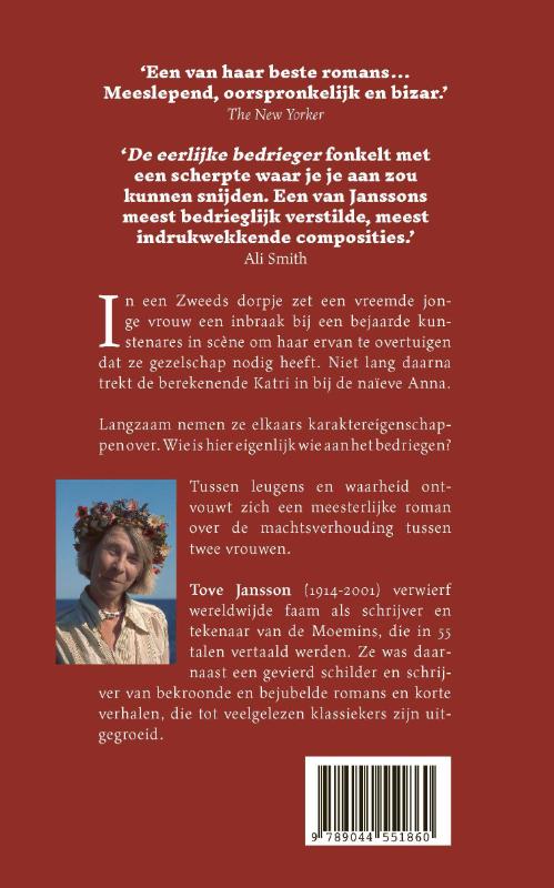 Achterkant van De eerlijke bedrieger