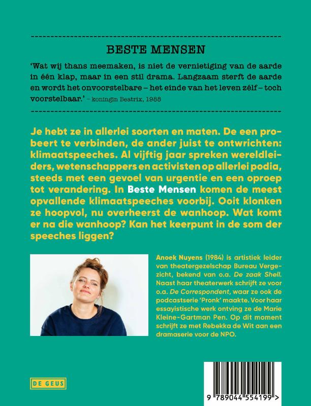 Achterkant van Beste Mensen