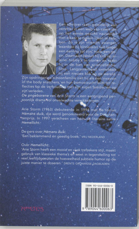 Achterkant van De ongeborene