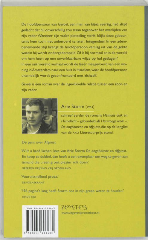 Achterkant van Gevoel