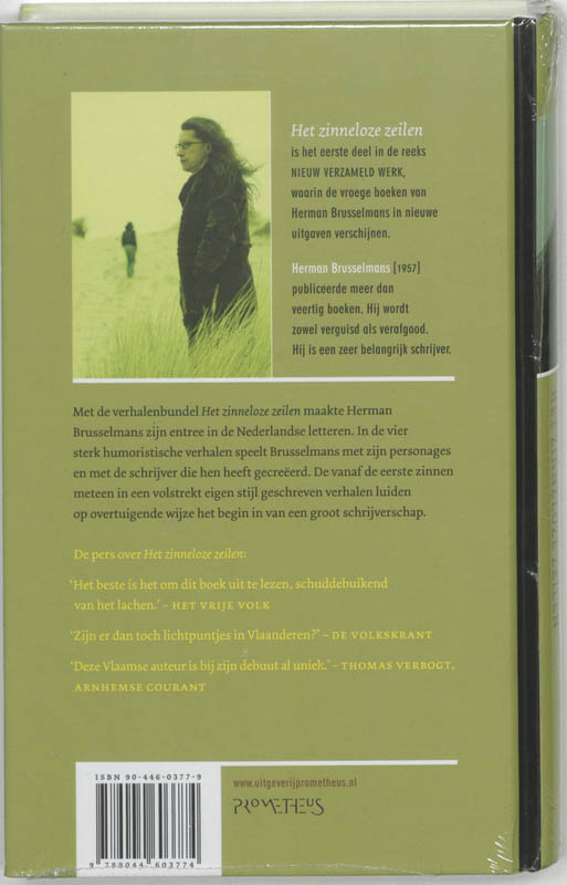 Achterkant van Het zinneloze zeilen