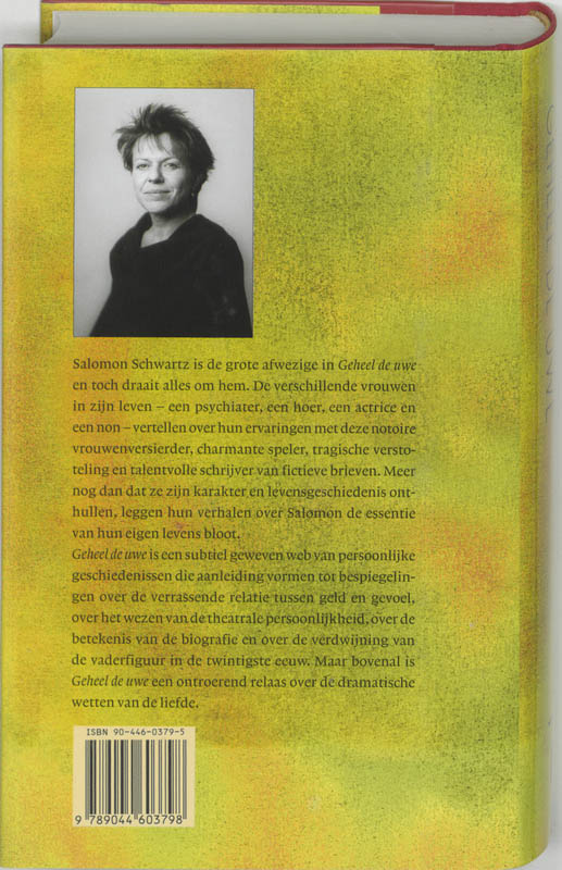 Achterkant van Geheel de uwe