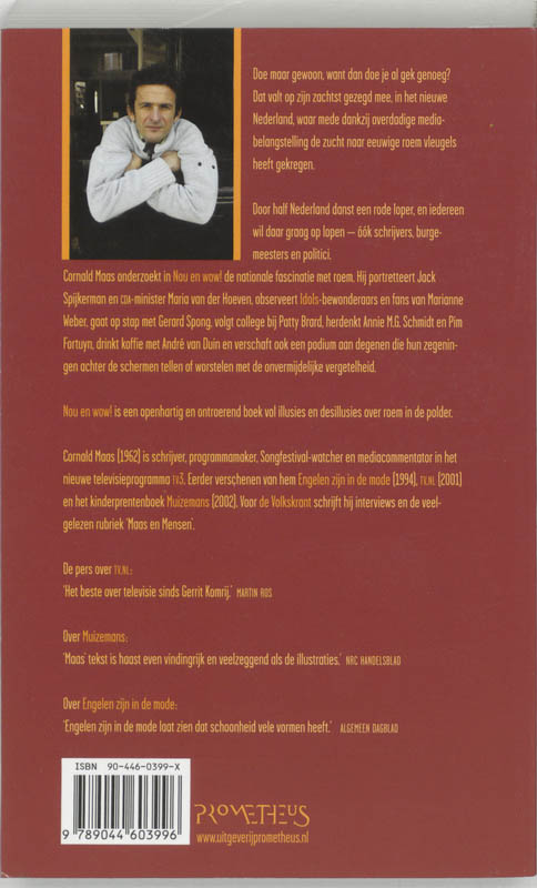 Achterkant van Nou en wow!