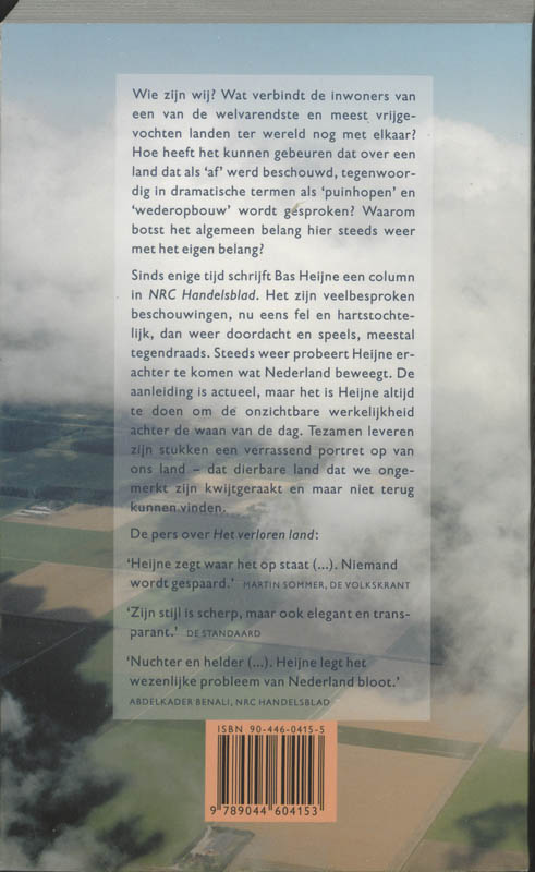 Achterkant van Het verloren land