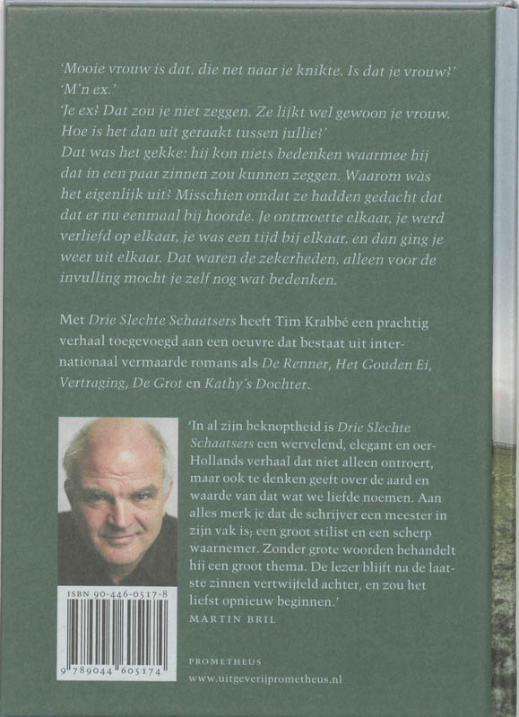 Achterkant van Drie Slechte Schaatsers