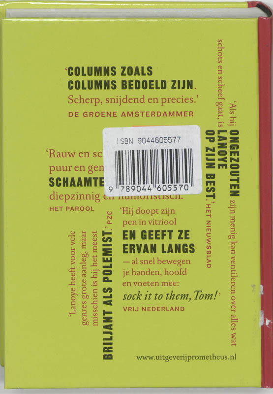 Achterkant van Het vroegste vitriool