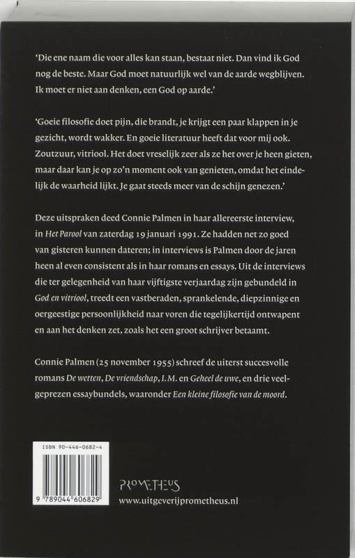 Achterkant van God en vitriool