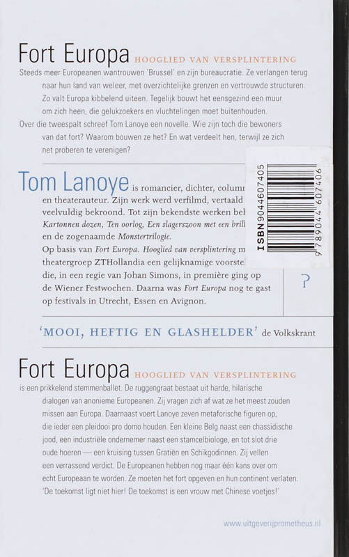 Achterkant van Fort Europa