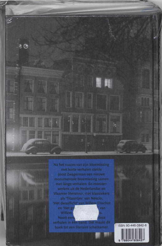 Achterkant van Nederlandse en Vlaamse literatuur vanaf 1880 in 60 lange verhalen