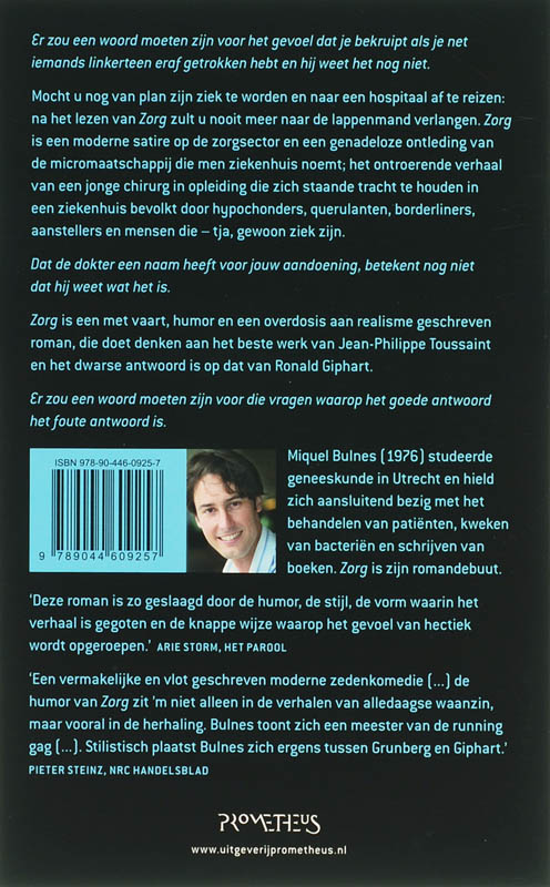 Achterkant van Zorg