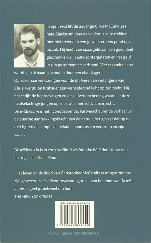 Achterkant van De Wildernis in