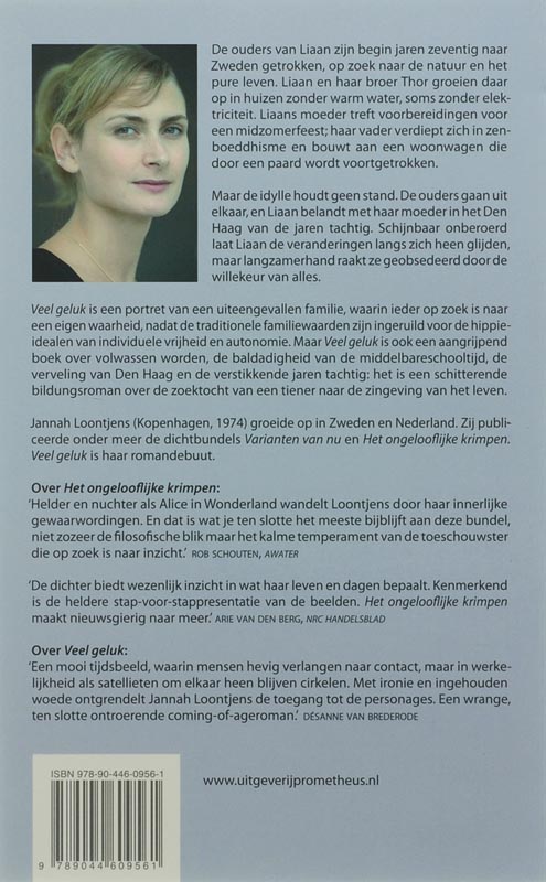 Achterkant van Veel geluk