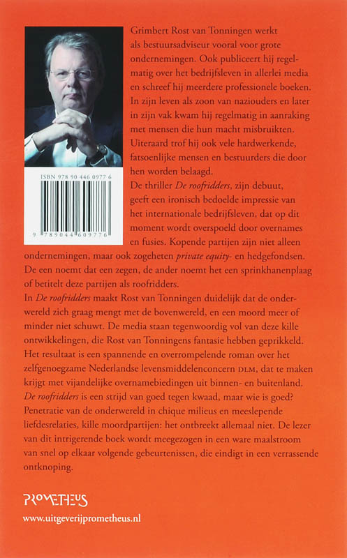 Achterkant van De roofridders