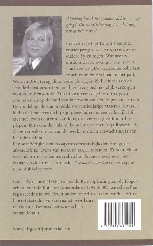 Achterkant van Tweemaal zeventien