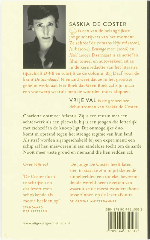 Achterkant van Vrije val