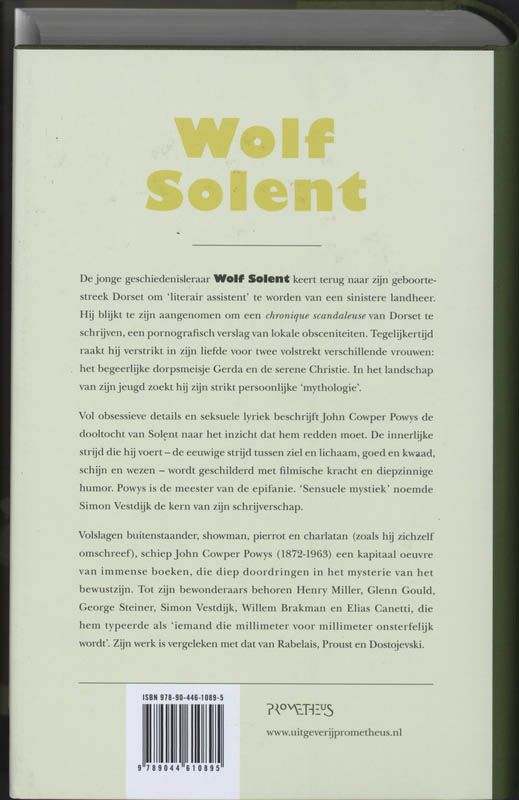 Achterkant van Wolf Solent