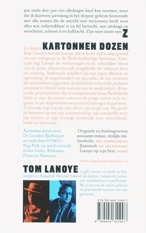 Achterkant van Kartonnen dozen