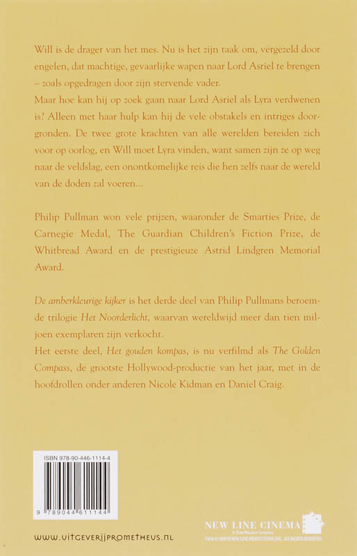 Achterkant van Het amberkleurige kijker