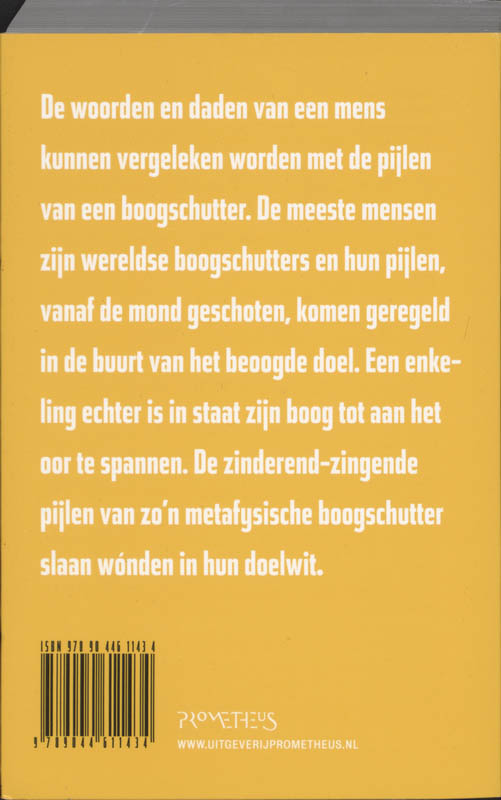Achterkant van Boogschutters