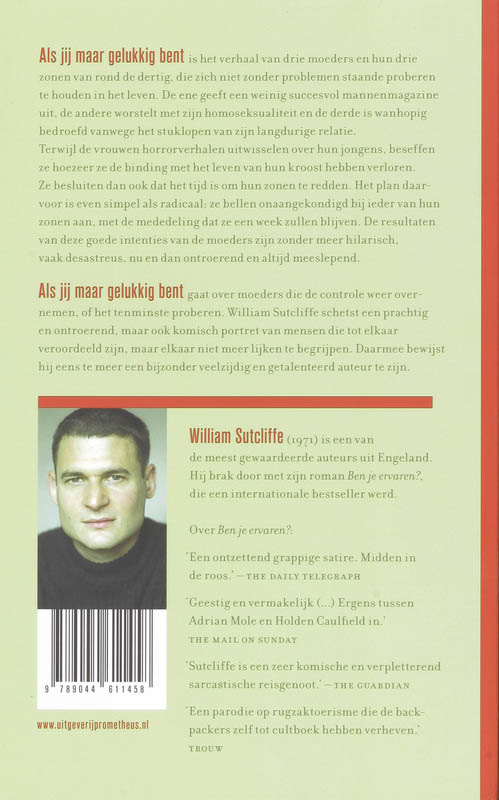 Achterkant van Als jij maar gelukkig bent
