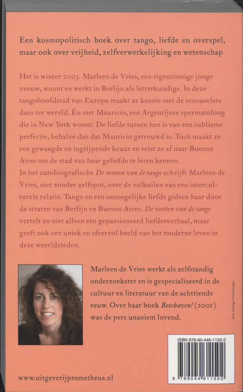 Achterkant van De wetten van de tango