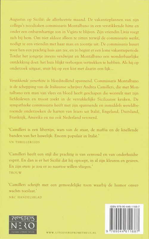 Achterkant van Verstikkende zomerhitte