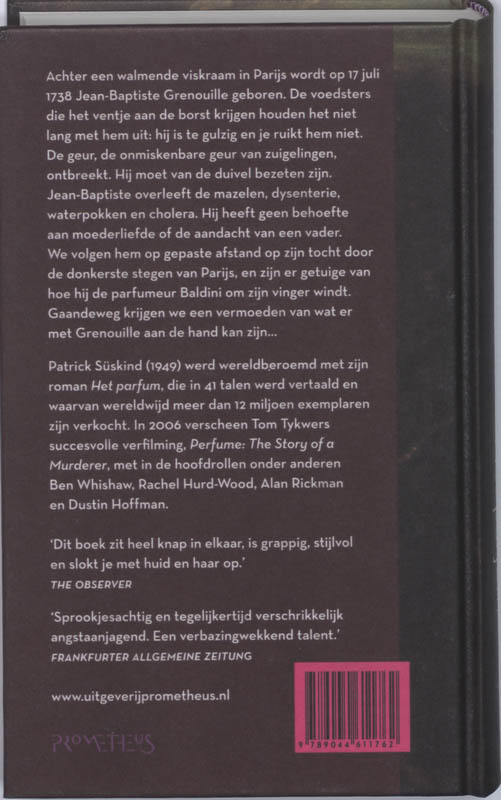 Achterkant van Het Parfum