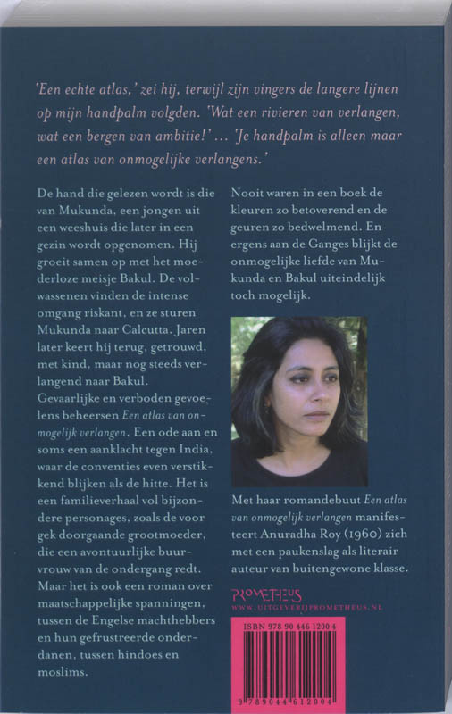 Achterkant van Atlas van onmogelijk verlangen