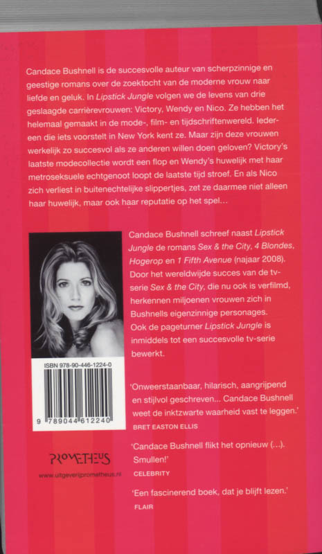 Achterkant van Lipstick Jungle