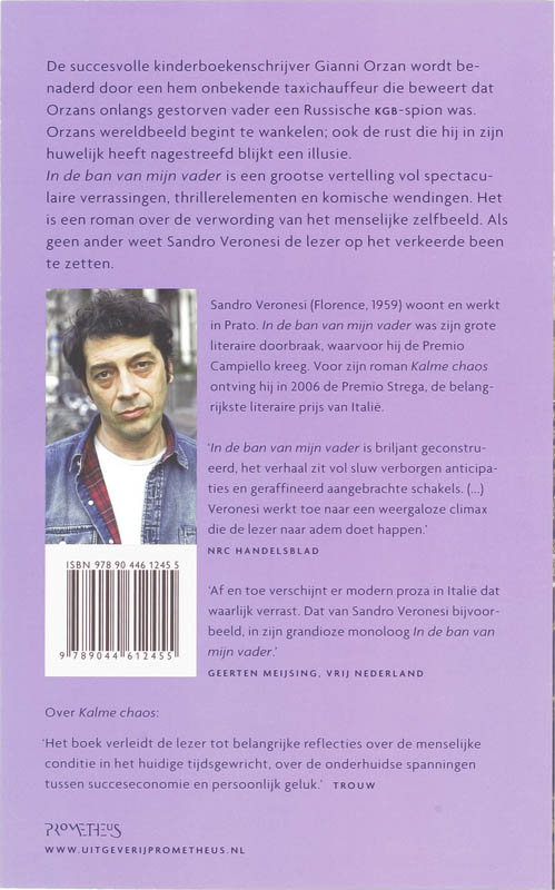 Achterkant van In de ban van mijn vader