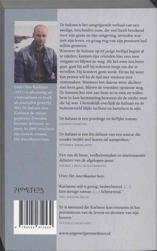 Achterkant van De Italiaan