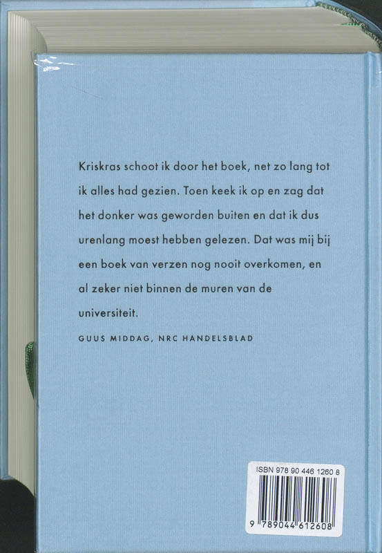 Achterkant van Verzamelde liedjes en gedichten