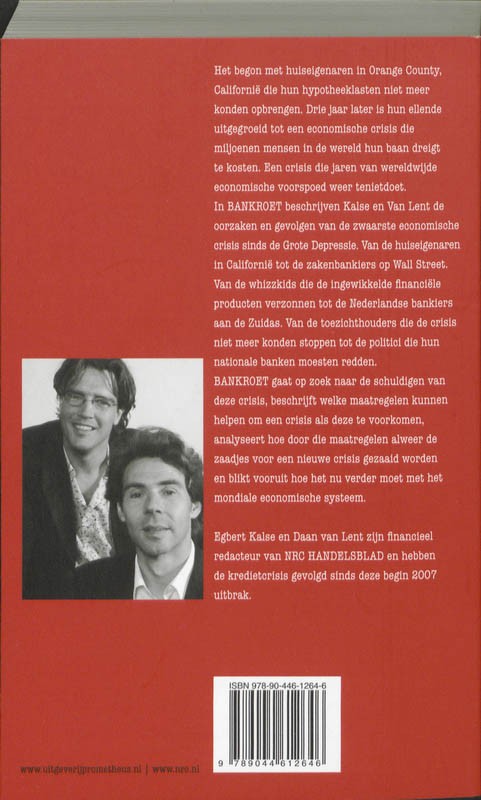 Achterkant van Bankroet