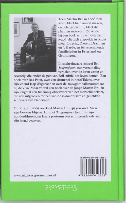 Achterkant van Jongensjaren