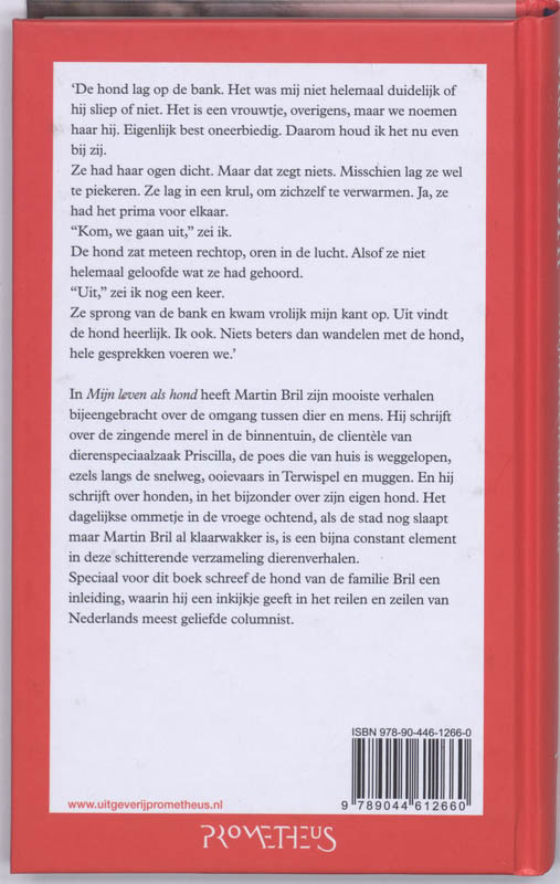 Achterkant van Mijn leven als hond